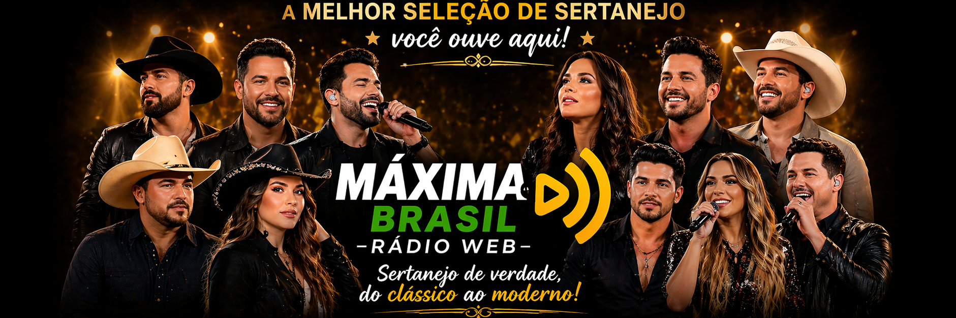 As melhores do sertanejo você ouve aqui!